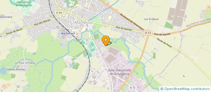 localisation de l'entreprise MONSIEUR ALEXANDRE BESNARD  MACHECOUL-SAINT-MEME