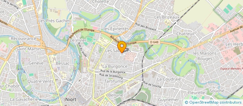 localisation de l'entreprise MONSIEUR ALEXANDRE BESSON à NIORT