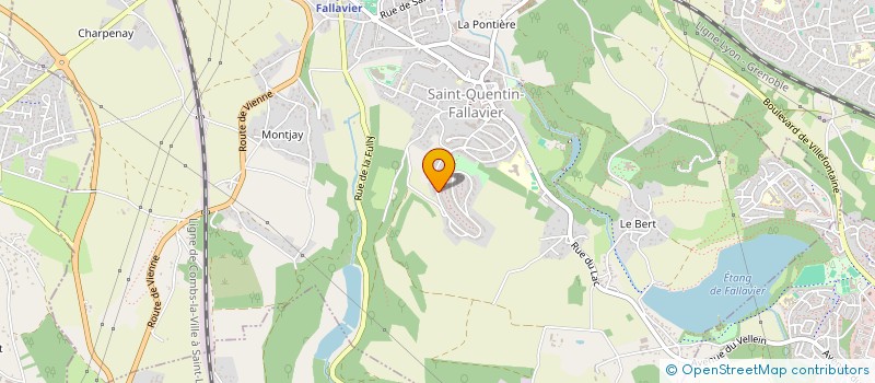 localisation de l'entreprise MONSIEUR ALEXANDRE BESSON  SAINT-QUENTIN-FALLAVIER