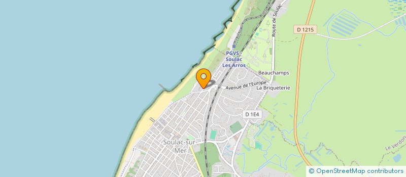 localisation de l'entreprise MONSIEUR ALEXANDRE BIANCHIN  SOULAC-SUR-MER