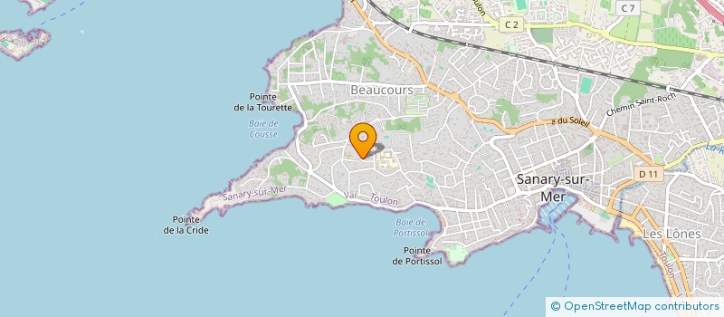 localisation de l'entreprise MONSIEUR ALEXANDRE BIANCO à SANARY-SUR-MER