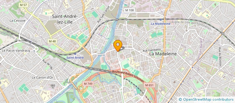 localisation de l'entreprise MONSIEUR ALEXANDRE BIEGALA à LA MADELEINE