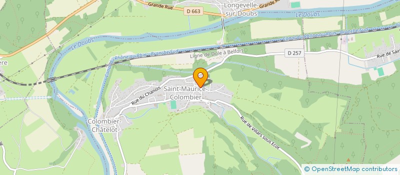 localisation de l'entreprise MONSIEUR ALEXANDRE BIEHLER  SAINT-MAURICE-COLOMBIER