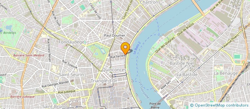 localisation de l'entreprise MONSIEUR ALEXANDRE BIENVENU  BORDEAUX