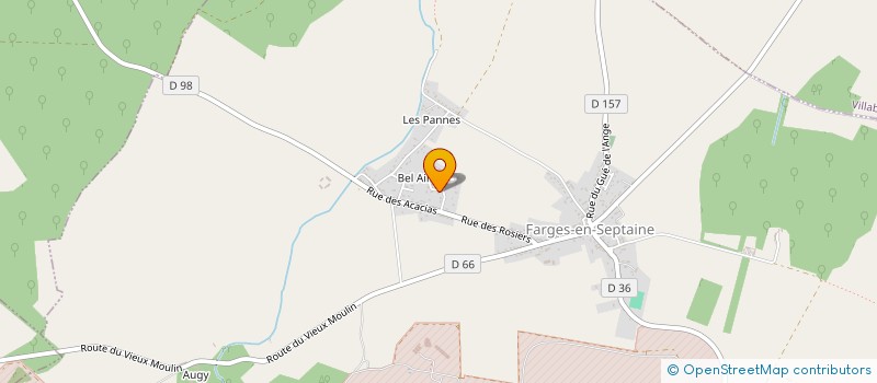 localisation de l'entreprise MONSIEUR ALEXANDRE BIGAYON  FARGES-EN-SEPTAINE