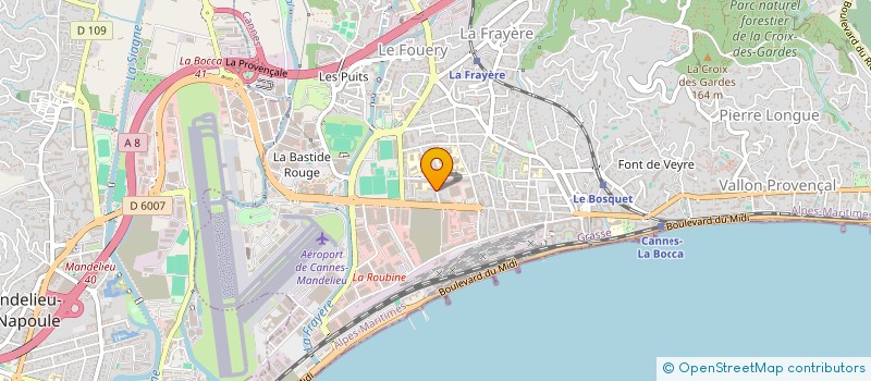 localisation de l'entreprise MONSIEUR ALEXANDRE BILAC à CANNES