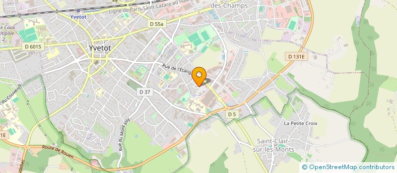 localisation de l'entreprise MONSIEUR ALEXANDRE BILLAUX  YVETOT