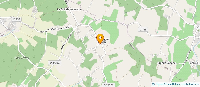 localisation de l'entreprise MONSIEUR ALEXANDRE BILLET  MEURSAC