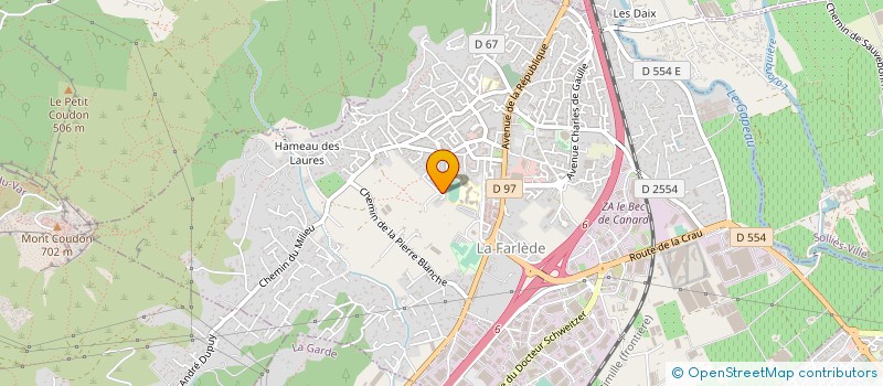 localisation de l'entreprise MONSIEUR ALEXANDRE BILLOT  LA FARLEDE