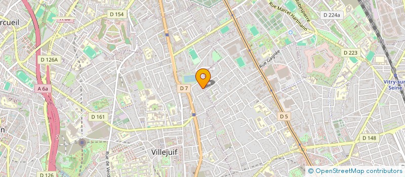 localisation de l'entreprise MONSIEUR ALEXANDRE BION  VILLEJUIF