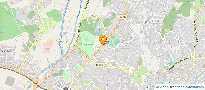 localisation de l'entreprise MONSIEUR ALEXANDRE BIQUET  FREJUS