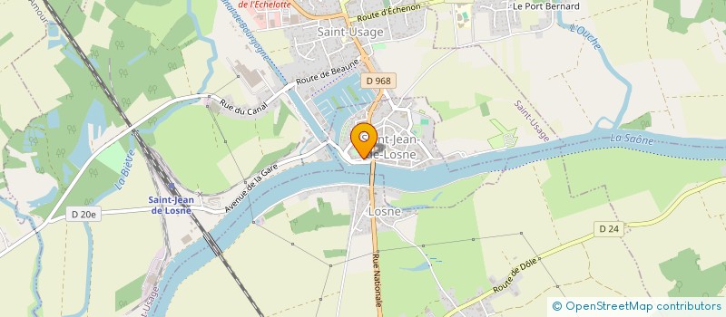 localisation de l'entreprise MONSIEUR ALEXANDRE BIZOUARD  SAINT-JEAN-DE-LOSNE