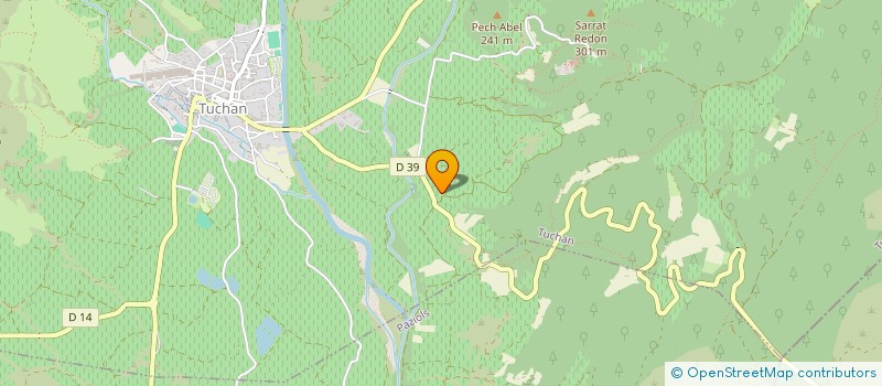 localisation de l'entreprise MONSIEUR ALEXANDRE BLANC  TUCHAN