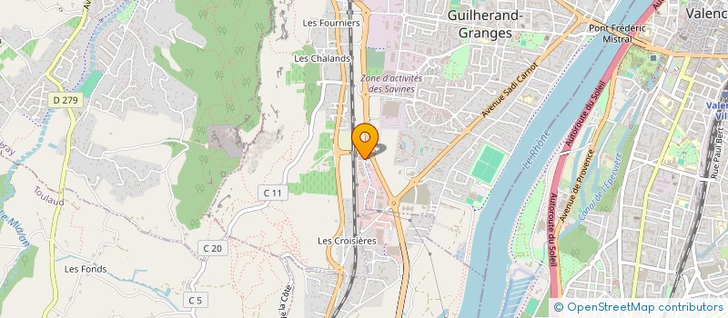 localisation de l'entreprise MONSIEUR ALEXANDRE BLANC à GUILHERAND-GRANGES