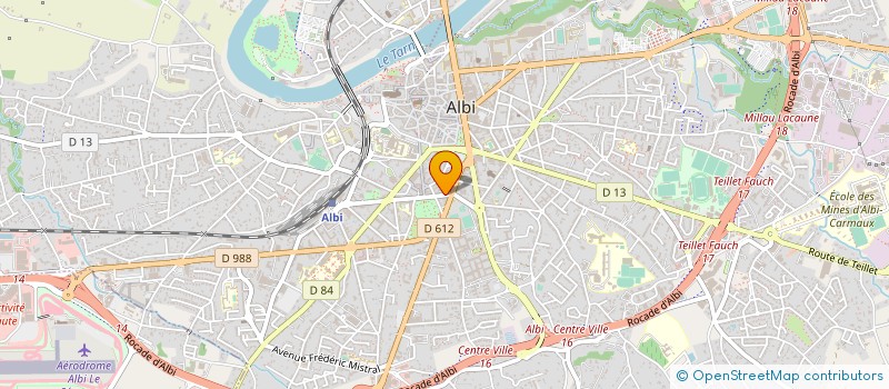 localisation de l'entreprise MONSIEUR ALEXANDRE BLANC à ALBI