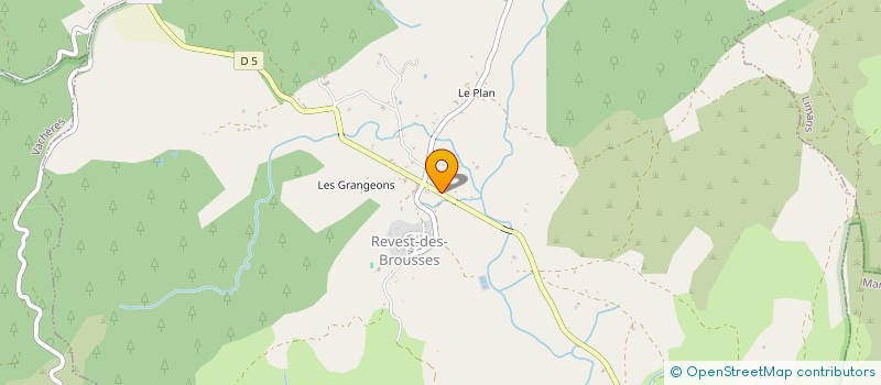 localisation de l'entreprise MONSIEUR ALEXANDRE BLANC à MONTSALIER