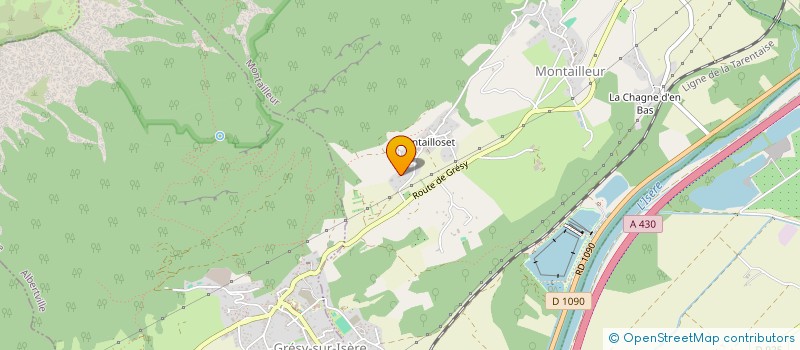 localisation de l'entreprise MONSIEUR ALEXANDRE BLANC  MONTAILLEUR