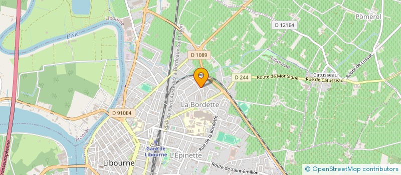 localisation de l'entreprise MONSIEUR ALEXANDRE BLANCHET à LIBOURNE
