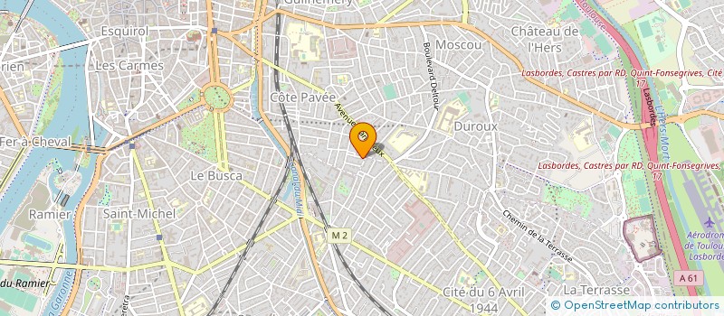 localisation de l'entreprise MONSIEUR ALEXANDRE BLANLUET à TOULOUSE