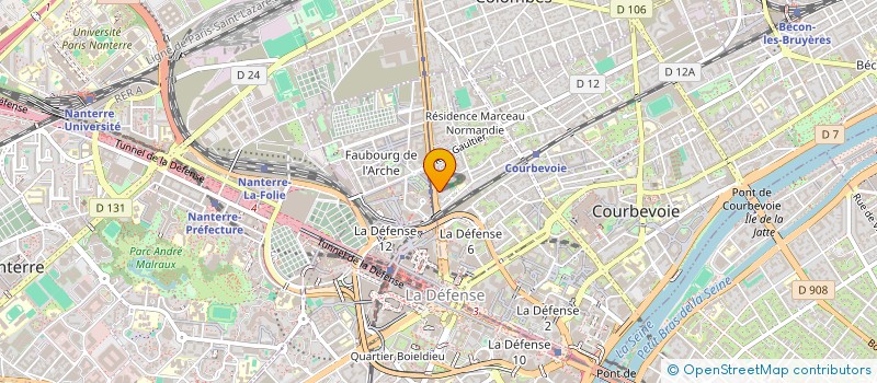 localisation de l'entreprise MONSIEUR ALEXANDRE BLEUZET à COURBEVOIE