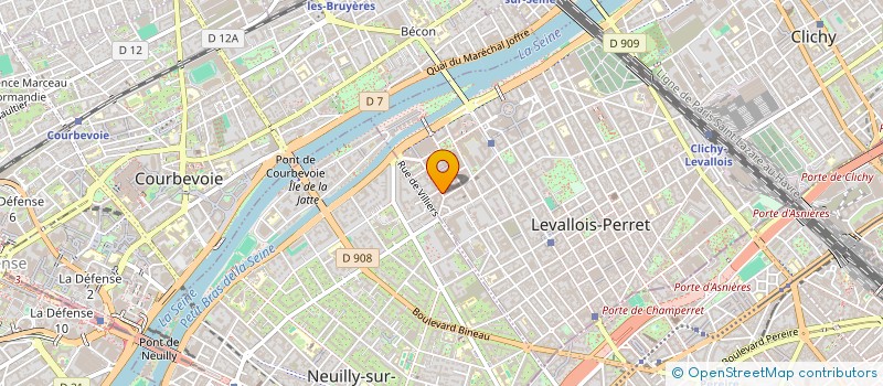 localisation de l'entreprise MONSIEUR ALEXANDRE BLOKHINE  LEVALLOIS-PERRET