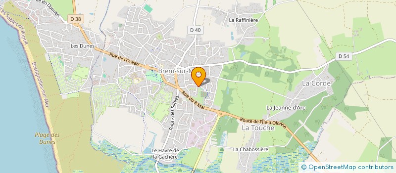 localisation de l'entreprise MONSIEUR ALEXANDRE BLONDET à BREM-SUR-MER