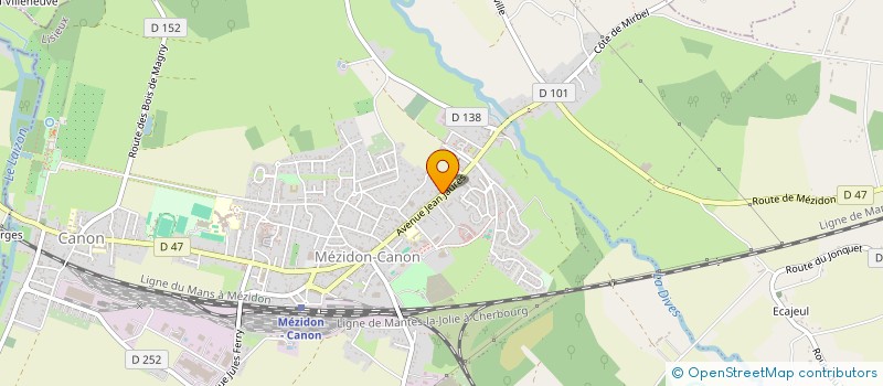 localisation de l'entreprise MONSIEUR ALEXANDRE BOBAY  MEZIDON VALLEE D'AUGE