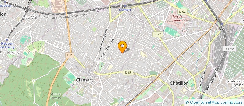 localisation de l'entreprise MONSIEUR ALEXANDRE BODA à CLAMART
