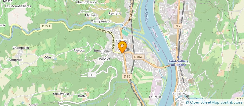 localisation de l'entreprise MONSIEUR ALEXANDRE BOGEAT  SARRAS