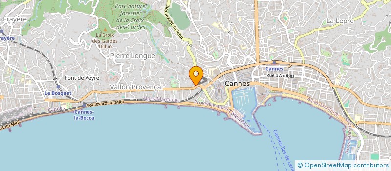 localisation de l'entreprise MONSIEUR ALEXANDRE BOILLET à CANNES