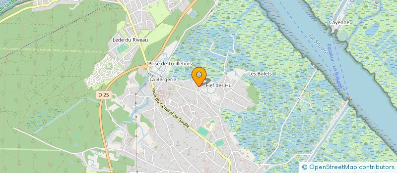 localisation de l'entreprise MONSIEUR ALEXANDRE BOINOT  LA TREMBLADE