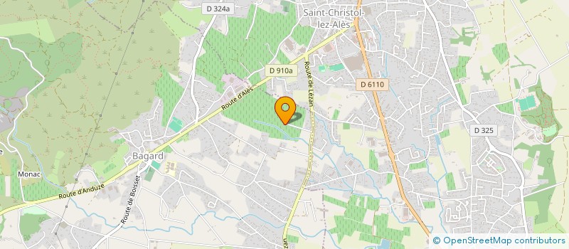 localisation de l'entreprise MONSIEUR ALEXANDRE BOISSET  BAGARD