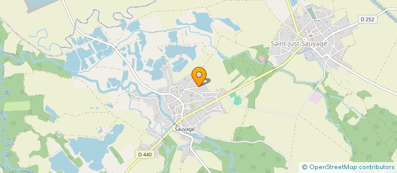 localisation de l'entreprise MONSIEUR ALEXANDRE BOISSON  SAINT-JUST-SAUVAGE
