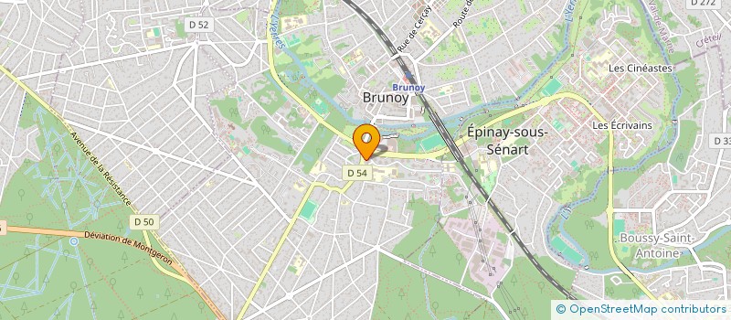 localisation de l'entreprise MONSIEUR ALEXANDRE BONDOUX  BRUNOY