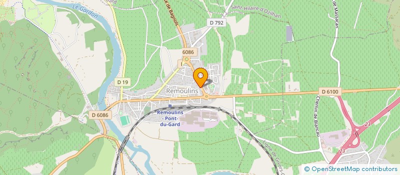 localisation de l'entreprise MONSIEUR ALEXANDRE BONIFACE  REMOULINS