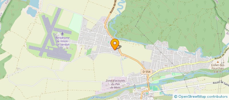 localisation de l'entreprise MONSIEUR ALEXANDRE BONNAFOUS  VINON-SUR-VERDON