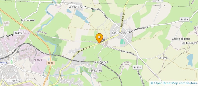 localisation de l'entreprise MONSIEUR ALEXANDRE BONNAIRE  MALICORNE