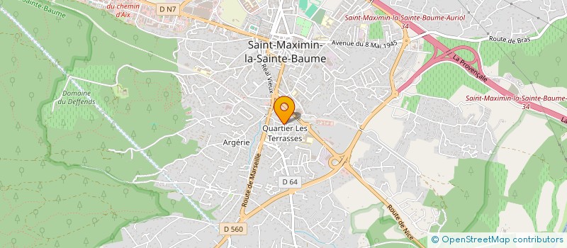 localisation de l'entreprise MONSIEUR ALEXANDRE BONNET à SAINT-MAXIMIN-LA-SAINTE-BAUME