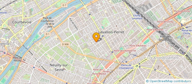 localisation de l'entreprise MONSIEUR ALEXANDRE BONNET à LEVALLOIS-PERRET