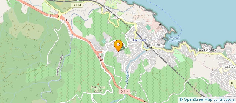 localisation de l'entreprise MONSIEUR ALEXANDRE BONNIN à COLLIOURE