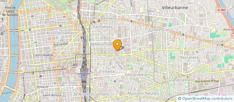 localisation de l'entreprise MONSIEUR ALEXANDRE BORAI  VILLEURBANNE