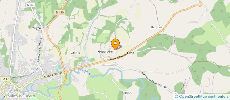 localisation de l'entreprise MONSIEUR ALEXANDRE BORDES  ARANCOU