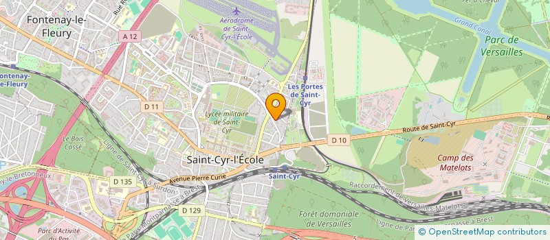 localisation de l'entreprise MONSIEUR ALEXANDRE BORICAUD à SAINT-CYR-L'ECOLE
