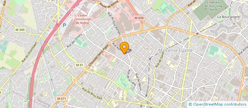 localisation de l'entreprise MONSIEUR ALEXANDRE BORIE à TOURCOING