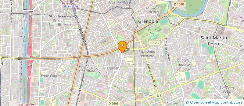 localisation de l'entreprise MONSIEUR ALEXANDRE BORNAND à GRENOBLE