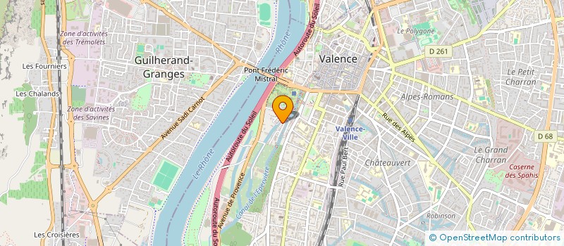 localisation de l'entreprise MONSIEUR ALEXANDRE BORRELL à VALENCE