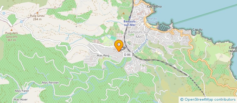 localisation de l'entreprise MONSIEUR ALEXANDRE BOSCH  BANYULS-SUR-MER