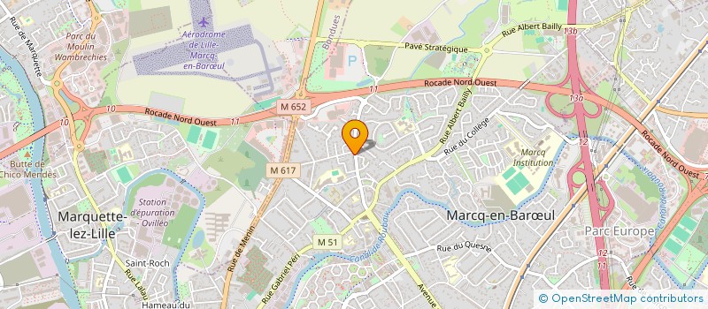 localisation de l'entreprise MONSIEUR ALEXANDRE BOSSE à MARCQ-EN-BARŒUL