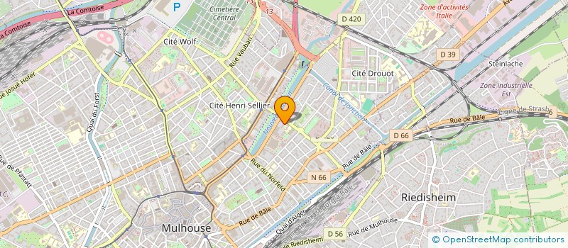 localisation de l'entreprise MONSIEUR ALEXANDRE BOUATROUS à MULHOUSE