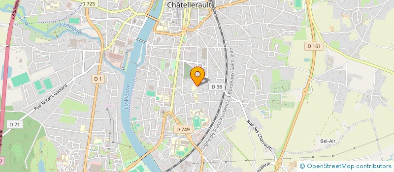 localisation de l'entreprise MONSIEUR ALEXANDRE BOUCHARD  CHATELLERAULT